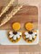 Daisy Floral Folk Art Statement Earrings, Modern Floral Earrings, Flower Jewelry, Mustard Yellow Burnt Orange Red, Boho Hippie Earring product 5